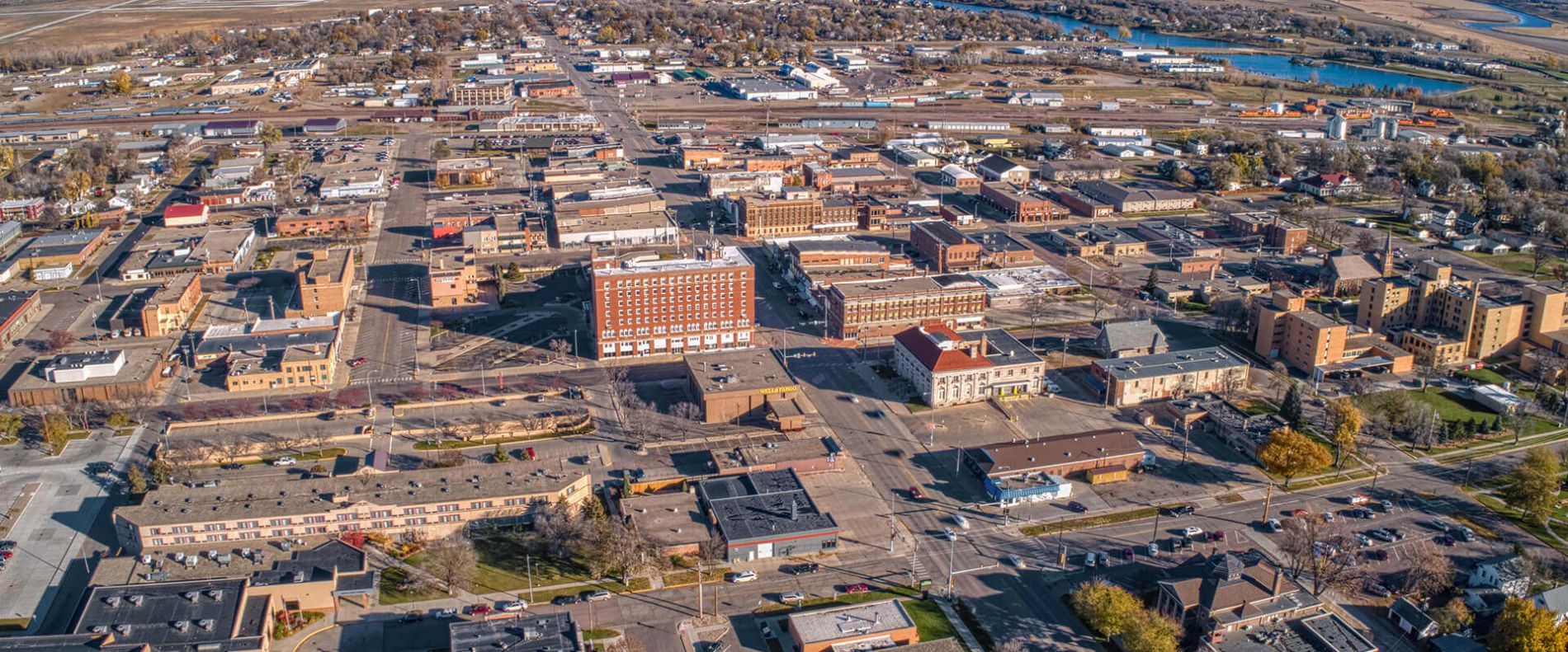 Aerial photo of Huron, SD - Photo by Travel South Dakota.
